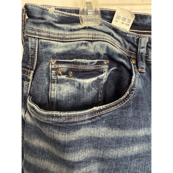 Buffalo David Bitton Rock For Freed Six-X Jeans sz 38x30 - Picture 3 of 6